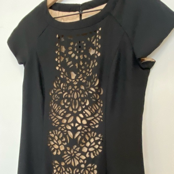 ANTHRO MAEVE‎ black and tan cocktail dress size 8 - Picture 2 of 10